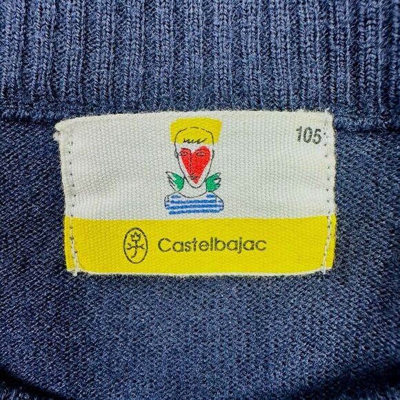 JC de Castelbajac Navy Graphic Print Sweater - Size Large (105) - Picture 6 of 7